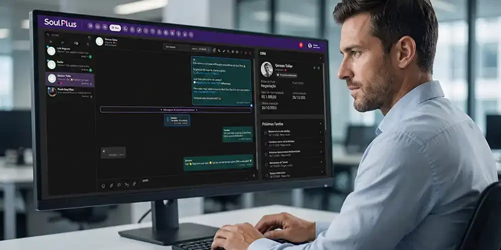 CRM Integrado ao Atendimento Soul Plus CRM Integrado ao Atendimento